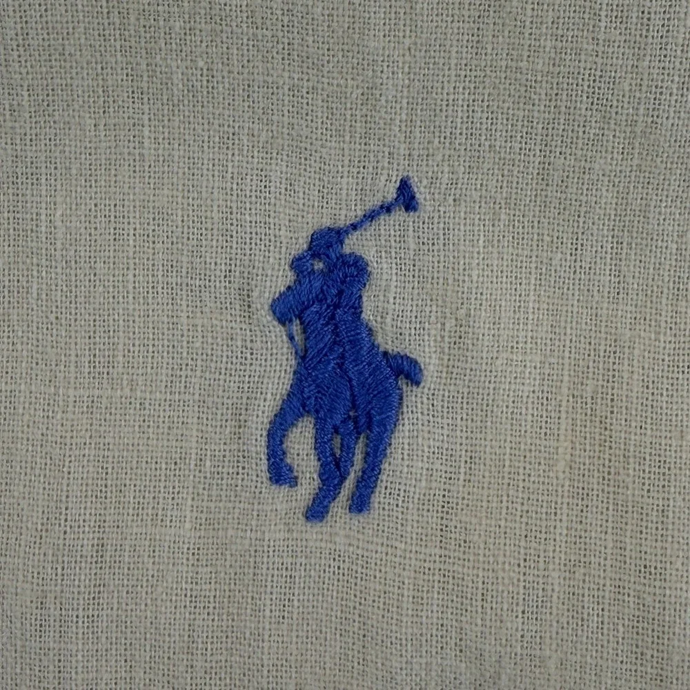 Polo Ralph Lauren Classic Fit Linen-Cotton Shirt in Yellow Men Medium NWOT $125